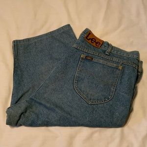 LEE Blue Jean Relaxed Fit Cotton Denim Shorts (39” waist)